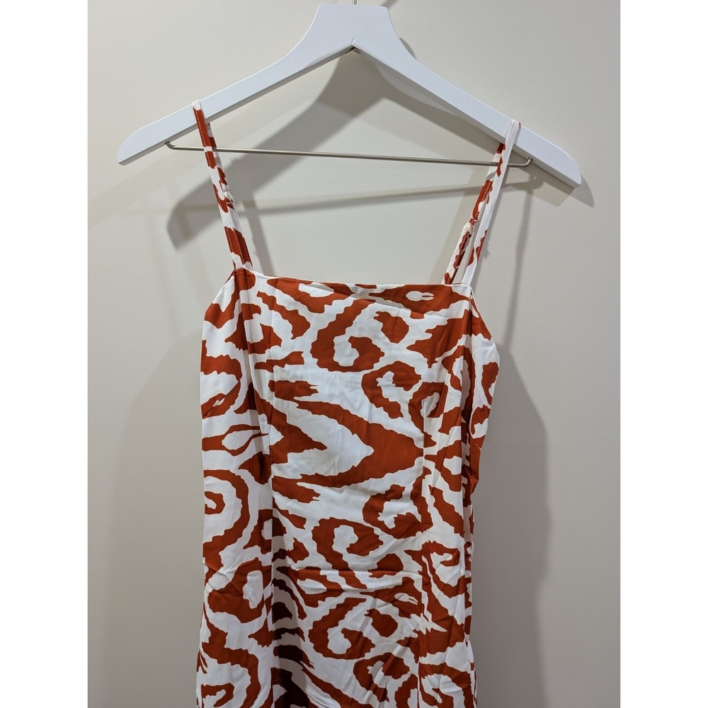 Cupshe Womens Brown White Floral Maxi Beach Dress Small NWT - Picture 10 of 11